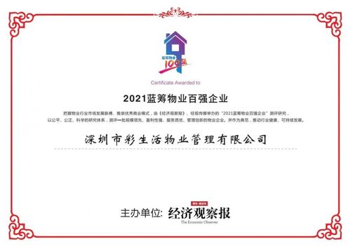 彩生活服務(wù)集團(tuán)旗下三大品牌全面開(kāi)花，狂攬眾多獎(jiǎng)項(xiàng)，商標(biāo)代理服務(wù)助力品牌價(jià)值提升